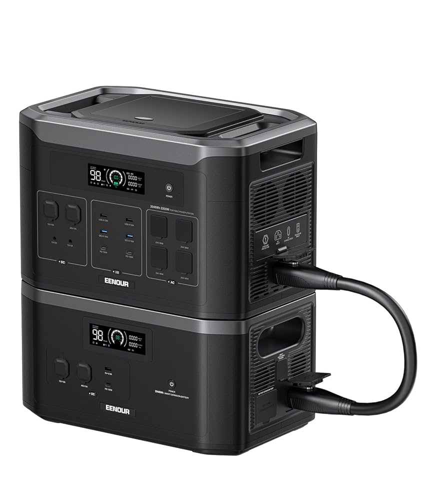 EENOUR イーノウ　ポータブル電源F2000 Amazon.co.jp: EENOUR ポータブル電源 F2000 大容量 2048Wh
